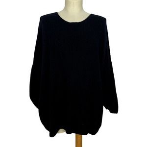 Eskandar Navy Sweater | Cashmere | Bust 64 | Designer